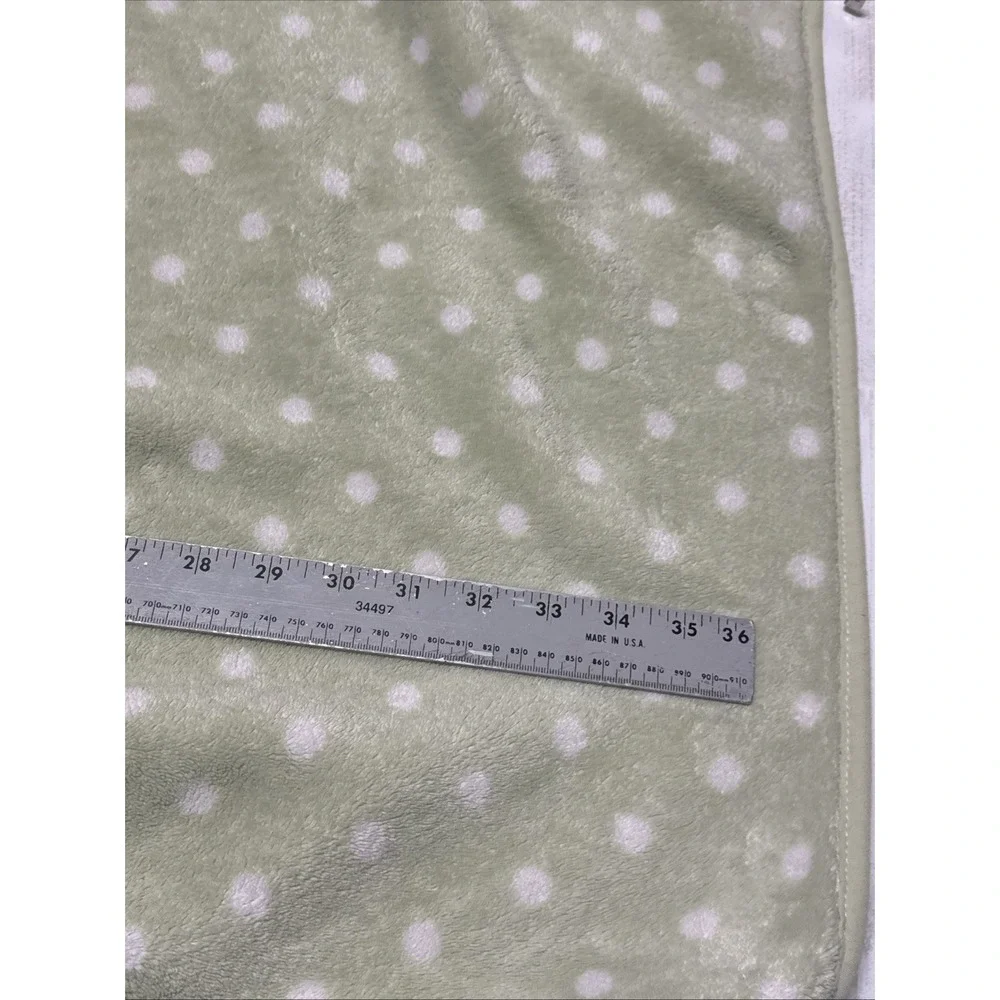 Garanimals Green White Polka Dots GIRAFFE Baby Blanket Bird Plush